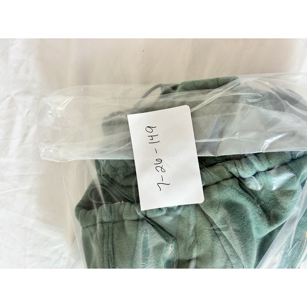 Abercrombie & Fitch Sweatshirt Womens M Teal Quarter Zip Cropped SoftAF Fleece - Picture 8 of 8